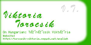 viktoria torocsik business card